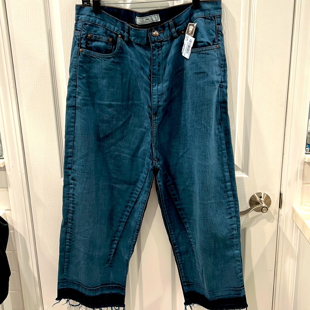 Initial denim jeans